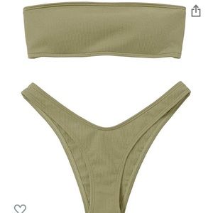 ZAFUL strapless bathing suit